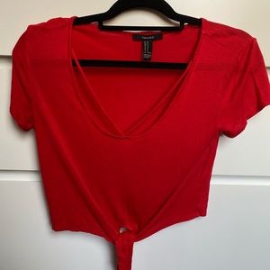 forever 21 red tee